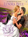 Cover image for You're the Duke That I Want